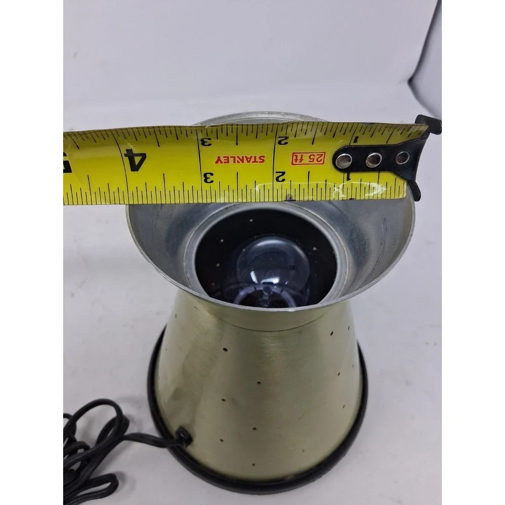 Starlight Gold Lava Lamp Base VTG Bulb - 70 Retro. K